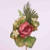 Mazzo Peonie mini altezza 20 CM in quattro colori assortiti Fucsia, pesca, rosa e crema.