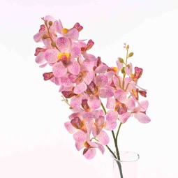 Orchidea dendrobium con tre rami 69 cm in vari colori - Rosa