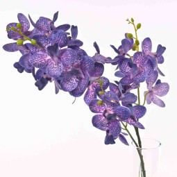 Orchidea dendrobium con tre rami 69 cm in vari colori - Viola