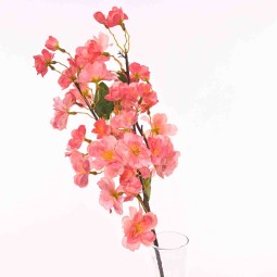 Ramo di pesco lunghezza cm. 67 - in diversi colori - Rosa scuro