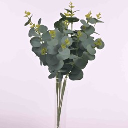 Eucalipto in mazzo di cm. 47 con 4 steli-  verde