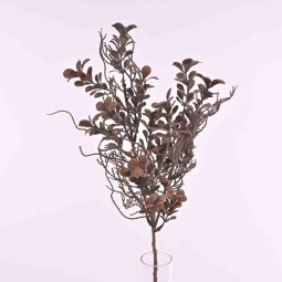 Eucalipto in ramo con tre steli in due colori - Rosa