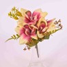 Orchidee in mini mazzo da 5 steli - 26 Cm in diversi colori assortiti