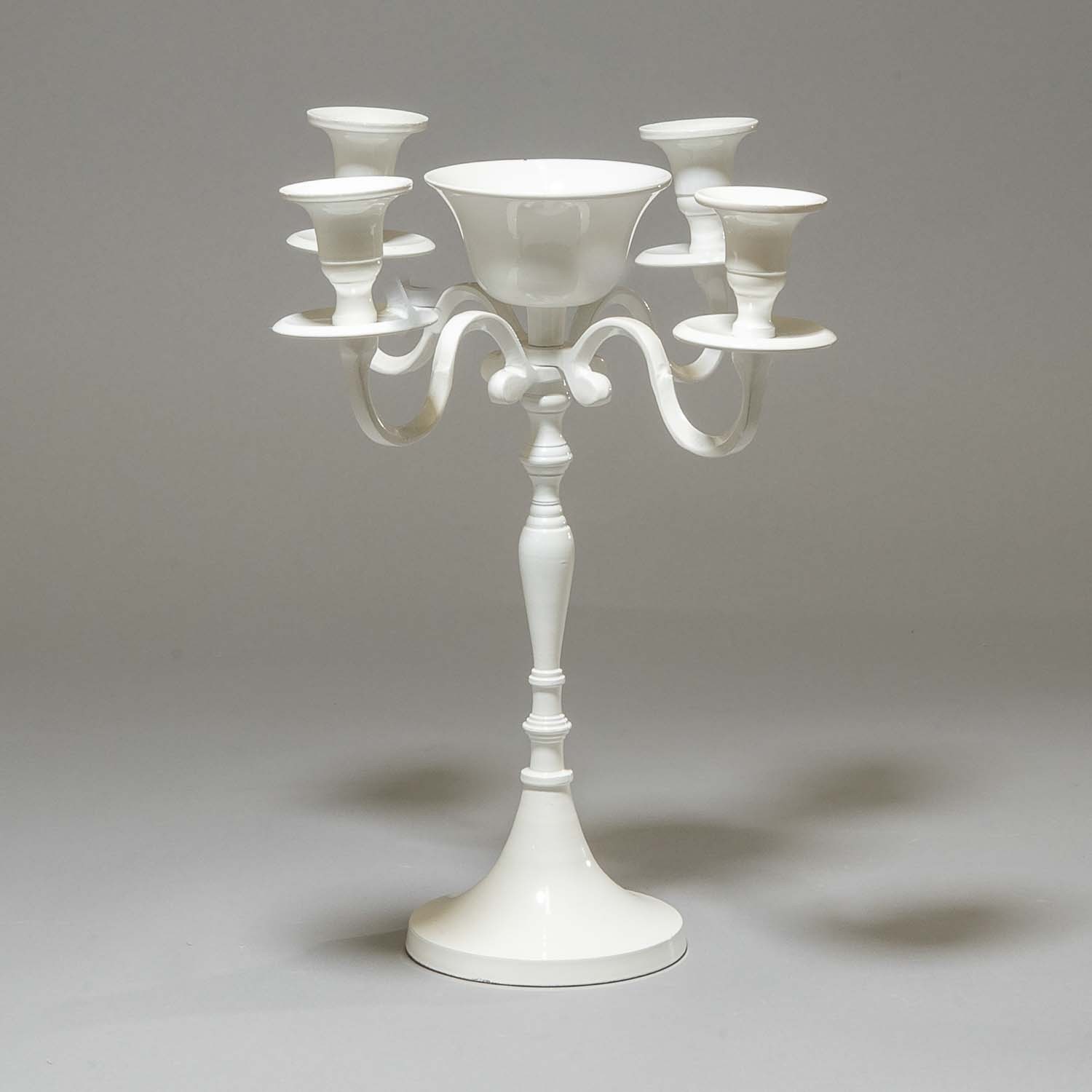 Candelabro bianco - H 33 CM