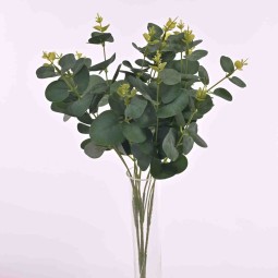Eucalipto in mazzo - Naturale verde 49 cm.