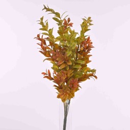 Bosso in mazzo- 50 Cm in due colori Rosso sfumato