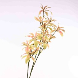 Schefflera in ramo  - 120 Cm in vari colori - Verde/rosa