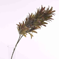 Ramo di foglie con 13 rami col. bordeaux