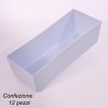 Vaschetta "2000" 12 Pezzi - 20x8x6 Cm / Bianco