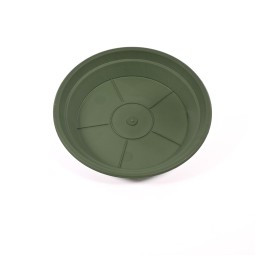 Sottovaso in plastica - 18 Cm / Verde