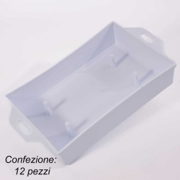 Portaspugna "MINI" 12 Pezzi - 14x7 Cm / Bianco