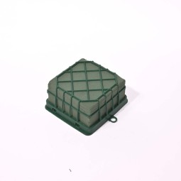 Rete Flor con spugna - 10x10 Cm / Verde