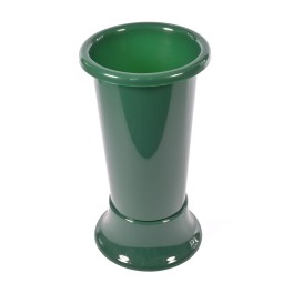 Portafiori in plastica "Ideal" - 11x25 Cm / Verde