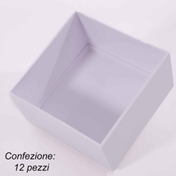 Ciotola "Sanremo" 12 Pezzi - 7,5x7,5 Cm / Bianco