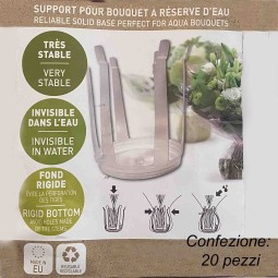 Supporti in plastica per mazzi 20 Pezzi - D 14x20 Cm / Trasparente