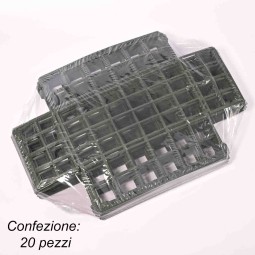 Gabbiette in plastica per spugna 20 Pezzi - 23x11x8 Cm / Verde