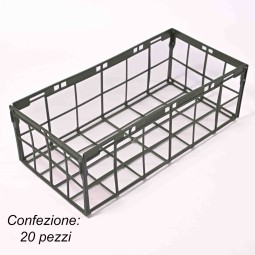 Gabbiette in plastica per spugna 20 Pezzi - 23x11x8 Cm / Verde