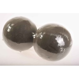 Sfere "Black Ideal" 2 Pezzi - D 16 Cm / Nero