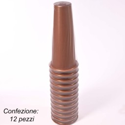 Vaso "Carrara" per loculo 12 Pezzi - 11x23 Cm / Bronzo