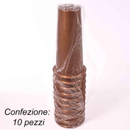 Vaso "Carrara" per loculo 12 Pezzi - 12x24 Cm / Bronzo