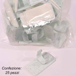 Supporti per mini anfora in plastica 25 pezzi - 3x5,5 Cm / Marmo