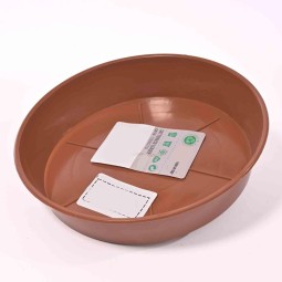 Sottovaso in plastica - 14 Cm / Terracotta