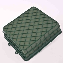 Rete Flor con spugna - 25x25 Cm / Verde