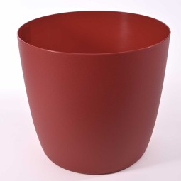 Coprivaso in plastica "Iris" - Rosso/ 25x22 Cm