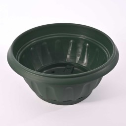 Ciotola tonda con riserva - 25x13 Cm / Verde scuro