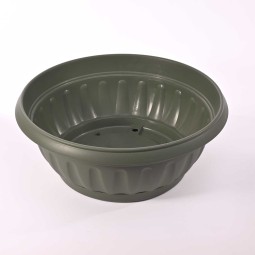 Ciotola tonda con riserva - 35x15 Cm / Verde rosmarino