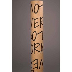 Bobina in carta kraft 59 G "Blossoming" - 1x25 M / Nero