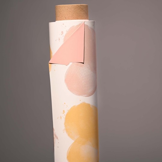 Bobina in PPL con cuori - 1x25 M / Rosa