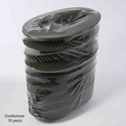 Ciotola ovale 6 Pezzi - 28 Cm / Verde