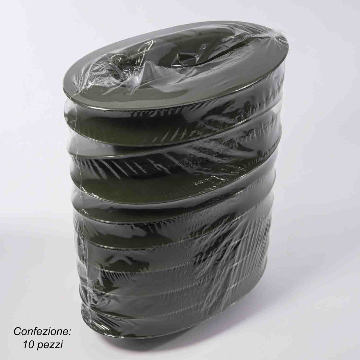 Ciotola ovale 6 Pezzi - 28 Cm / Verde