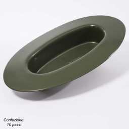 Ciotola ovale 6 Pezzi - 28 Cm / Verde