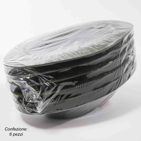 Ciotola ovale 6 Pezzi - 40 Cm / Verde