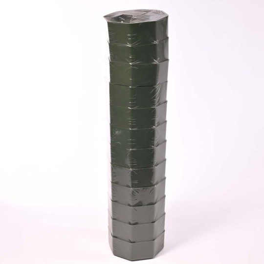 Ciotola ottagono 12 Pezzi - 10,5x4,5 Cm / Verde