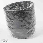 Ciotola "Tamburella" 6 Pezzi - 22x9 Cm / Verde