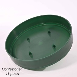 Ciotola Olympia Verde - D 22x4 Cm / 11 Pezzi