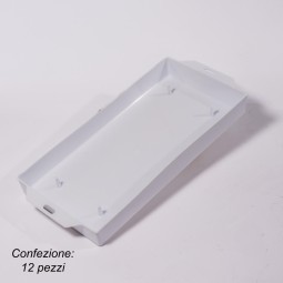 Portaspugna "Export" 12 Pezzi - 23x11x3 Cm / Bianco