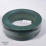 Corona in spugna e base in plastica - 35 Cm / 2 pezzi