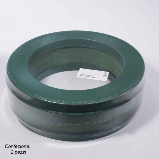 Corona in spugna e base in plastica - 35 Cm / 2 pezzi
