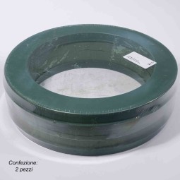 Corona in spugna e base in plastica - 40 Cm / 2 pezzi