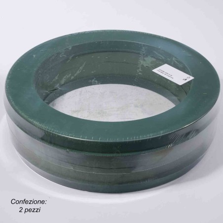 Corona in spugna e base in plastica - 40 Cm / 2 pezzi