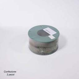 Corona in spugna e base in plastica - 17 Cm / 2 pezzi