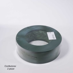 Corona in spugna e base in plastica - 25 Cm / 2 pezzi