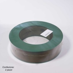 Corona in spugna e base in plastica - 30 Cm / 2 pezzi