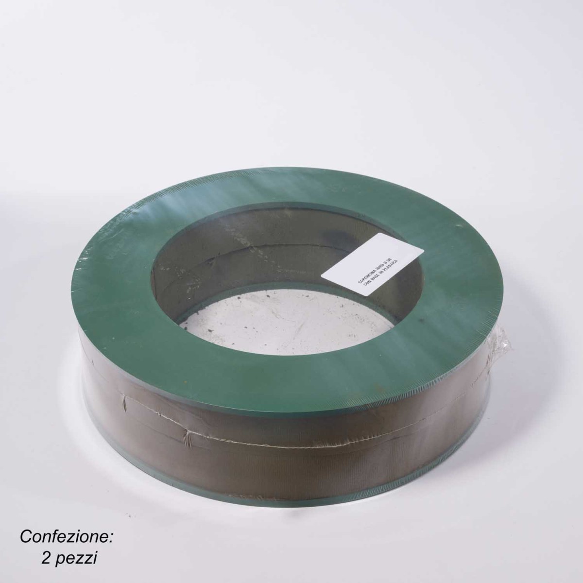 Corona in spugna e base in plastica - 30 Cm / 2 pezzi