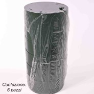 Ciotola "Tamburella" verde - D 22x9 Cm / 6 Pezzi