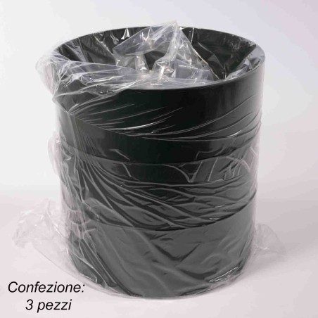 Ciotola "Tamburella" verde - D 26x9,5 Cm / 3 Pezzi